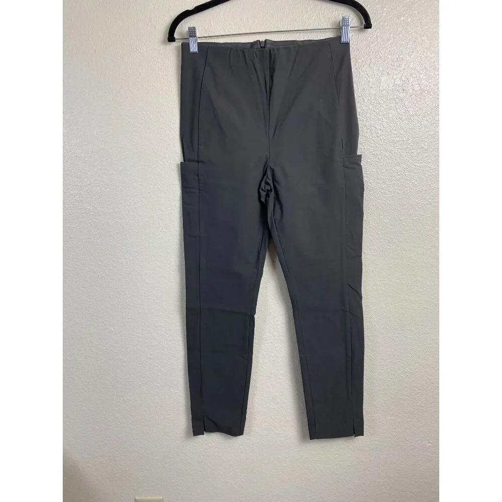 Athleta Wander Slim Pant Gray High-Waist Womens Pants size Side Pockets